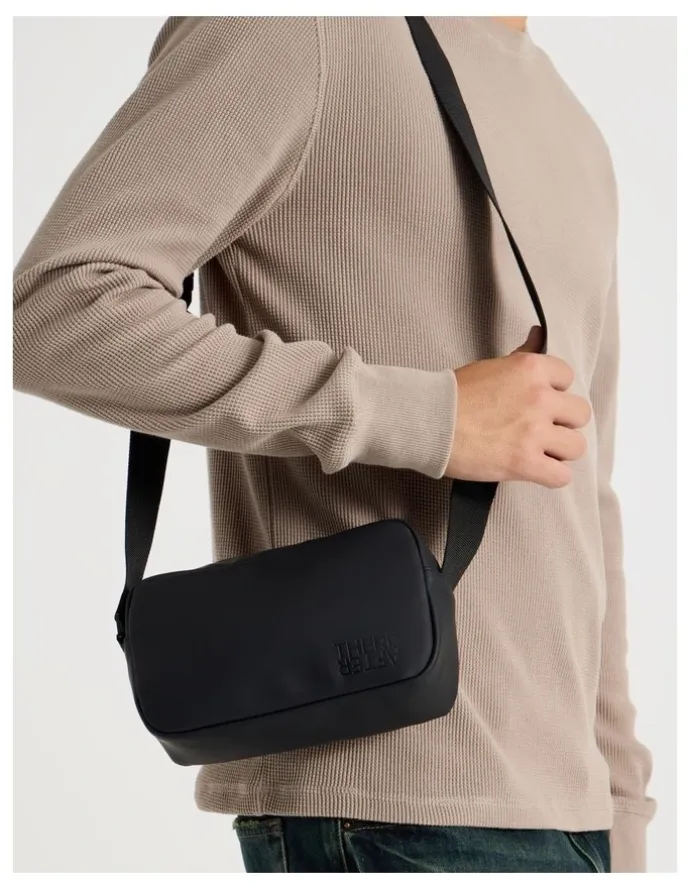 There After Rubberised Camera Bag in Black