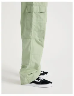 There After Built In Belt Cargo Pants in Green