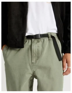 There After Built-In Belt Jogger Pants in Sand