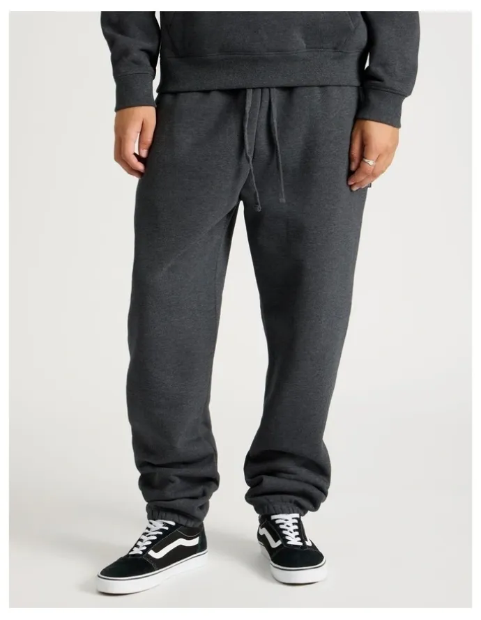 There After Core Elastic Cuff Track Pants in Charcoal