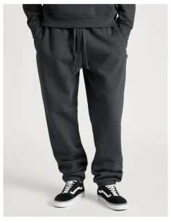 There After Core Elastic Cuff Track Pants in Charcoal