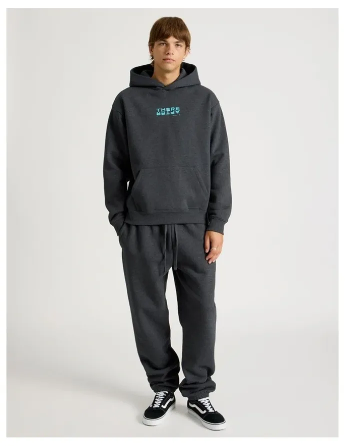 There After Core Elastic Cuff Track Pants in Charcoal