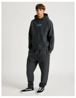 There After Core Elastic Cuff Track Pants in Charcoal