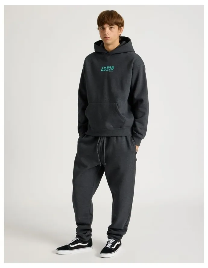 There After Core Elastic Cuff Track Pants in Charcoal