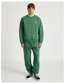There After Core Elastic Cuff Track Pants in Forest
