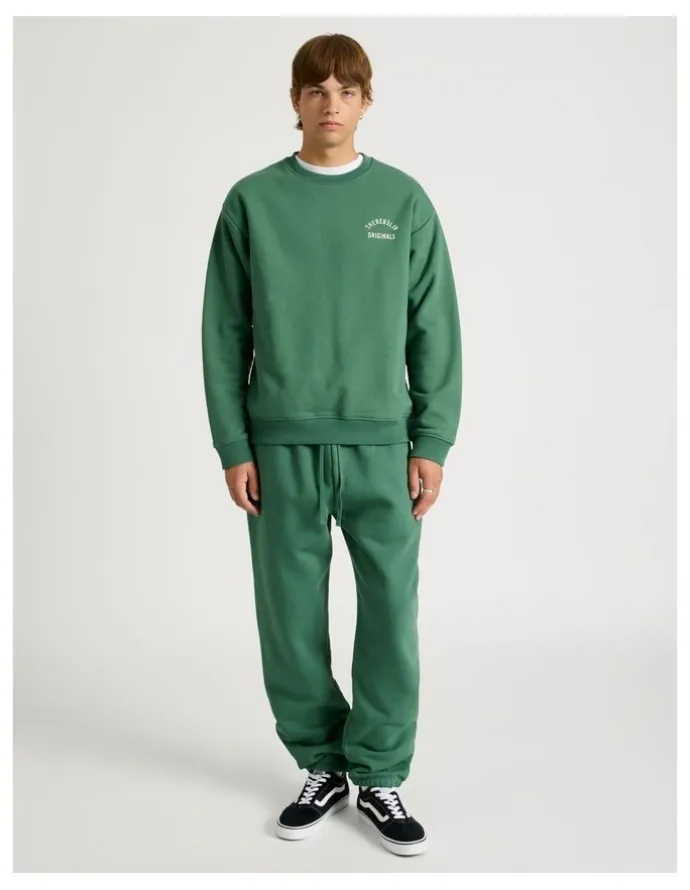 There After Core Elastic Cuff Track Pants in Forest