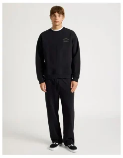 There After Core Logo Crew Sweater in Black