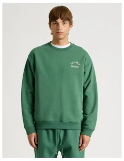 There After Core Logo Crew Sweater in Forest