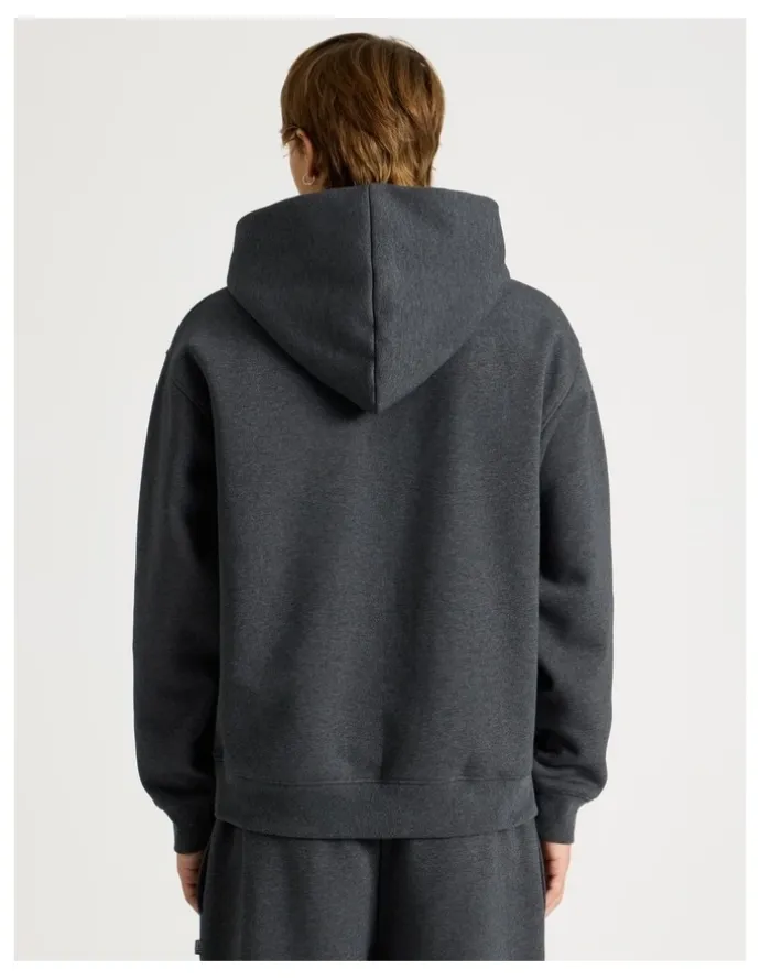 There After Core Logo Hooded Sweater in Charcoal