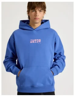 There After Core Logo Hooded Sweater in Cobalt