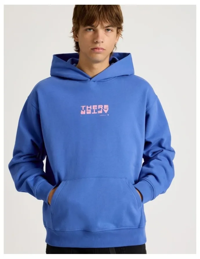 There After Core Logo Hooded Sweater in Cobalt