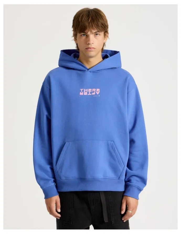 There After Core Logo Hooded Sweater in Cobalt