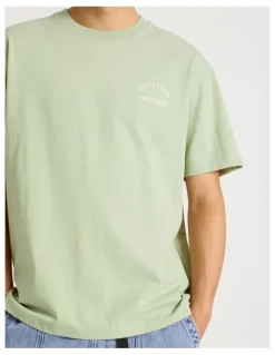 There After Core Logo Oversized Short Sleeve Tee in Green