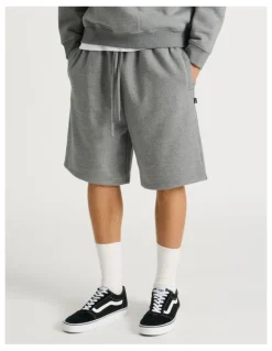 There After Core Logo Sweat Shorts in Grey