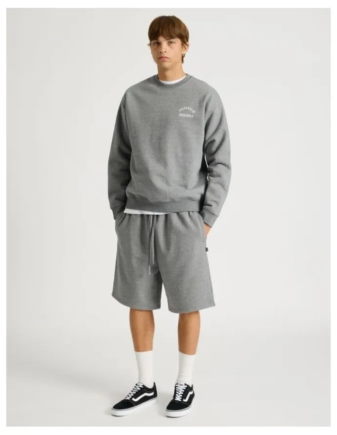 There After Core Logo Sweat Shorts in Grey