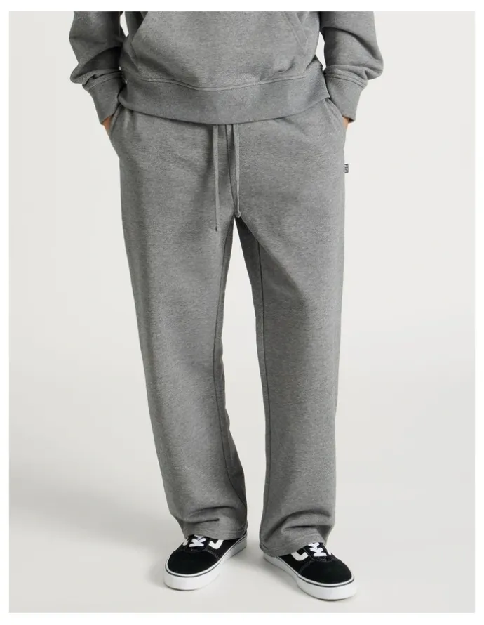There After Core Wide Leg Terry Track Pants Grey