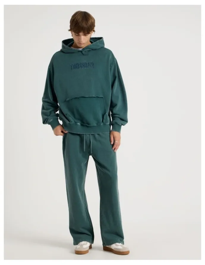 There After Garment Wash Trackpant in Blue