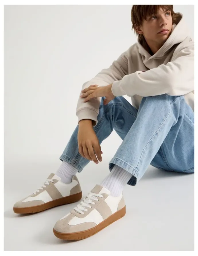 There After Henry Sneakers in White/Sand/Gum