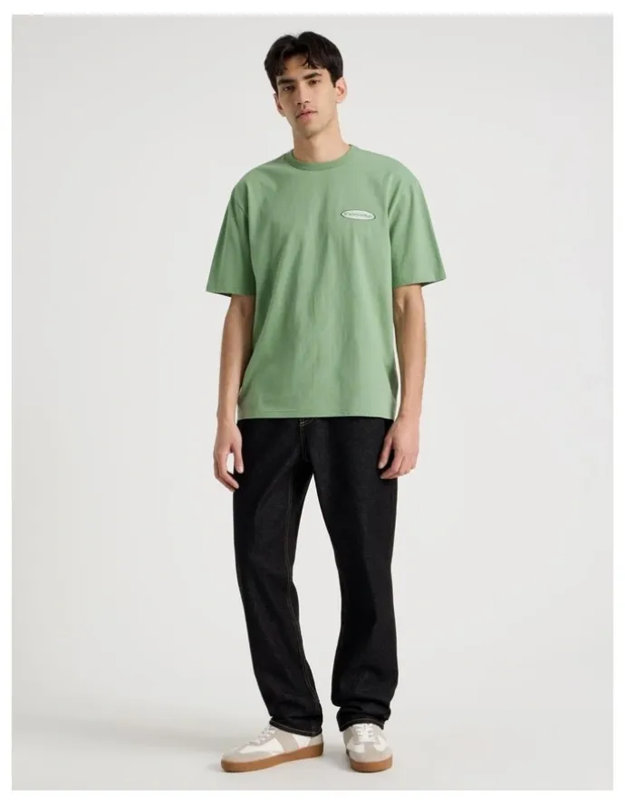 There After Logo Short Sleeve Tee in Sage