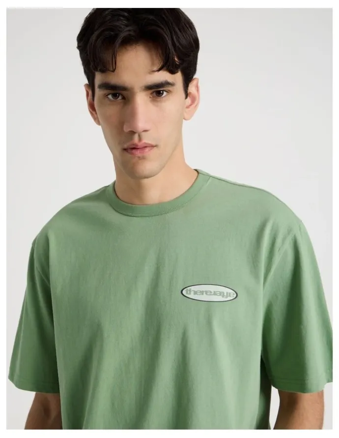 There After Logo Short Sleeve Tee in Sage