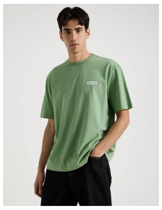 There After Logo Short Sleeve Tee in Sage
