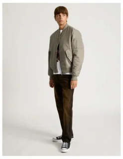 There After Nylon Bomber Jacket in Sand