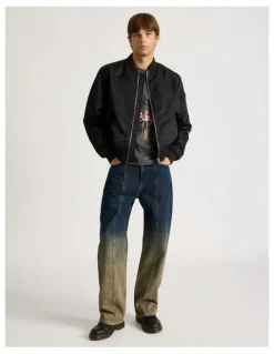 There After Ombre Wide Leg Jeans in Brown