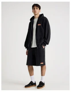 There After Oversized Terry Short in Black