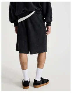There After Oversized Terry Short in Black