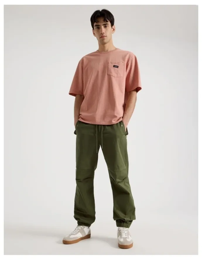 There After Pocket Slub Short Sleeve Tee in Pink