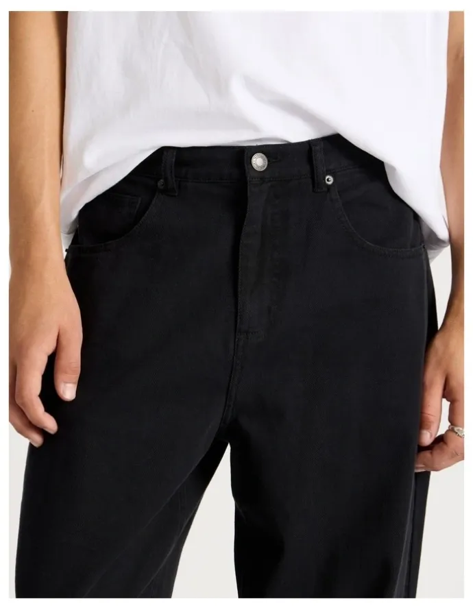 There After 5-Pocket Straight Leg Pants in Black