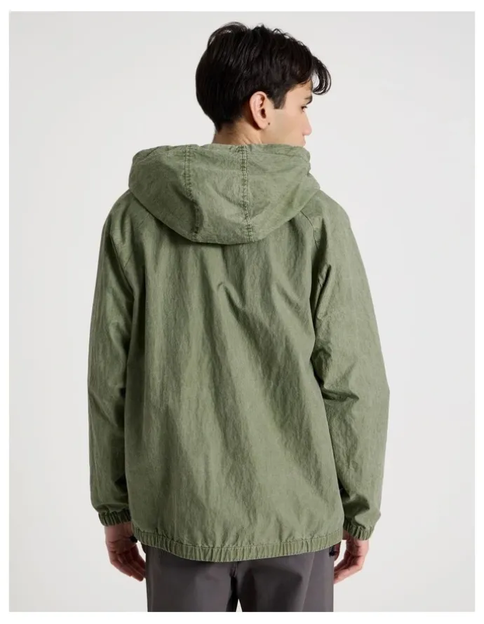 There After Raglan Sleeve Spray Jacket in Green