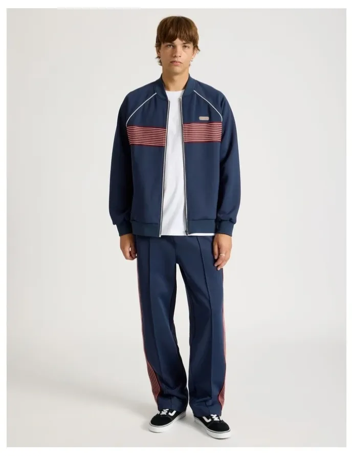 There After Retro Track Jacket Blue