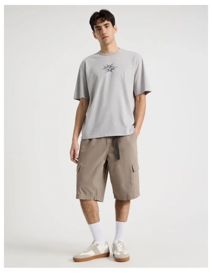 There After Rip Stop Cargo Short in Brown