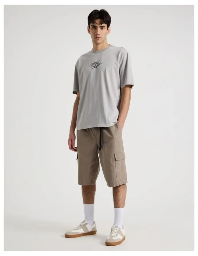 There After Rip Stop Cargo Short in Brown