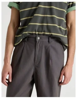 There After Wide Leg Chino Pant in Grey