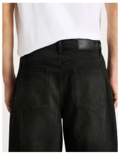 There After Wide Leg Denim Jeans in Black