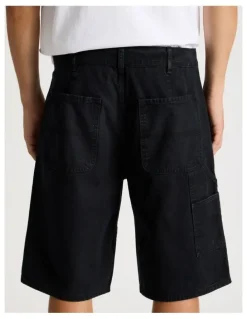 There After Workwear Shorts in Black