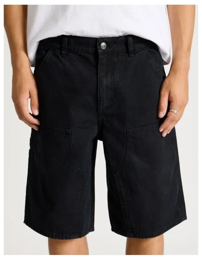 There After Workwear Shorts in Black