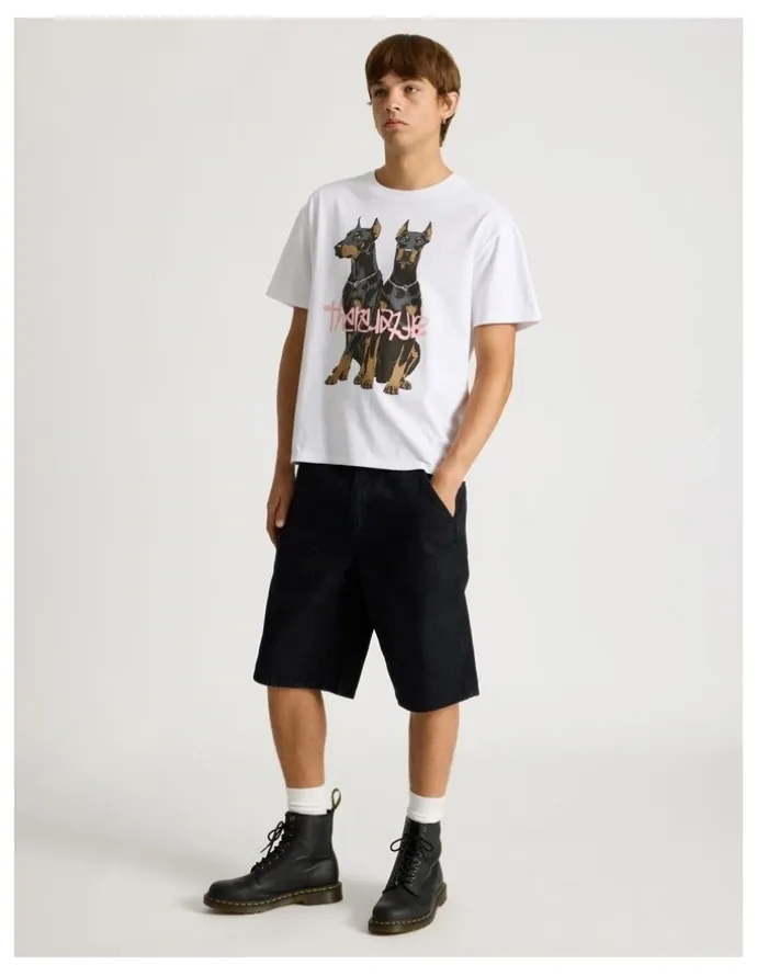 There After Workwear Shorts in Black