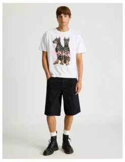 There After Workwear Shorts in Black