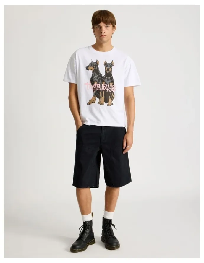 There After Workwear Shorts in Black