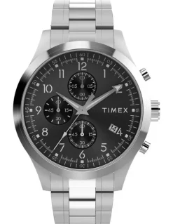 Timex Dress Chronograph Watch 43mmin Stainless Steel
