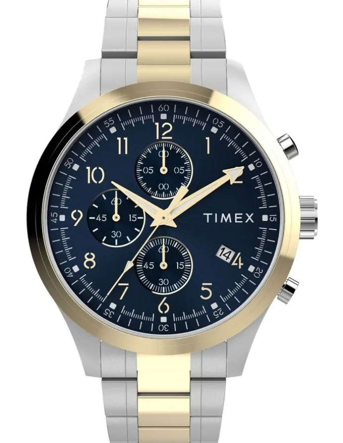 Timex Dress Chronograph Watch43mm in Stainless Steel