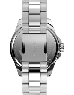 Timex Essex Ave Stainless Steel Watch in Silver