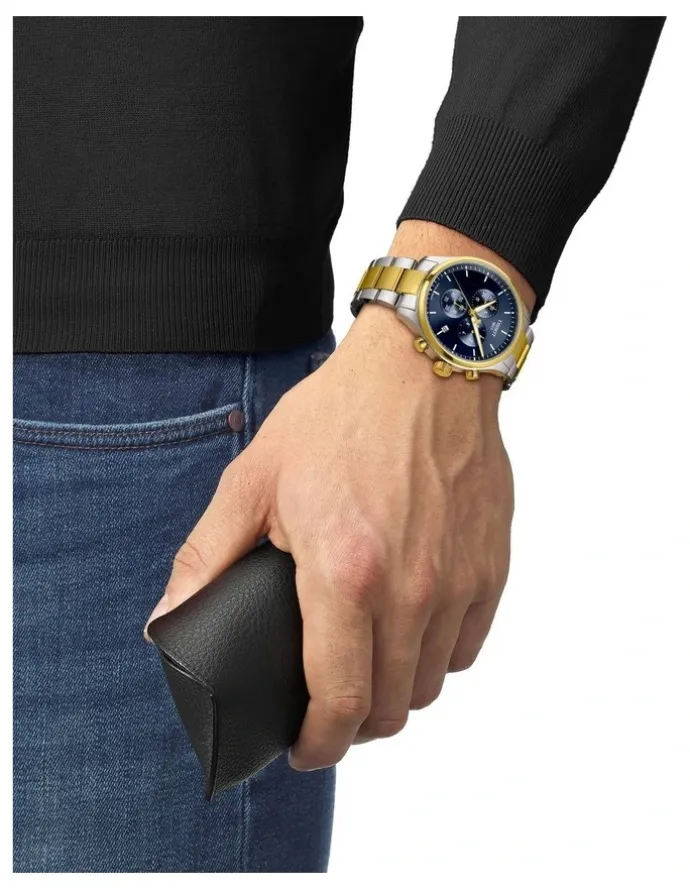 Tissot Chrono XL Classic T1166172204100 Watch in Blue Gold