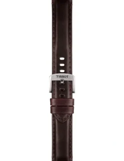 Tissot Official Leather 20mm Watch Strap in Brown