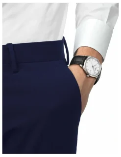 Tissot PR 100 40mm T1504101601100 Watch in White & Black Leather