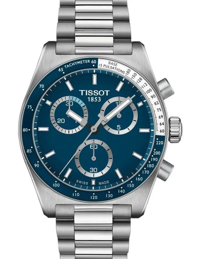Tissot PR516 Chronograph T1494171104100 Watch in Blue