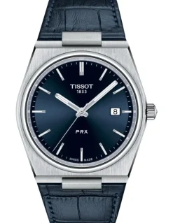 Tissot PRX T1374101604100 Watch in Blue Leather